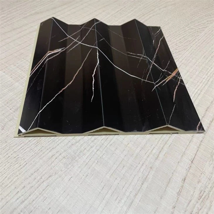Wood plastic wall panel for interior wall
